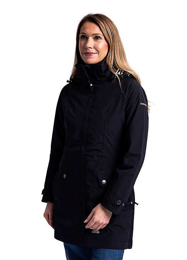 Women's Waterproof Jacket Rainy Day by Trespass Look Again