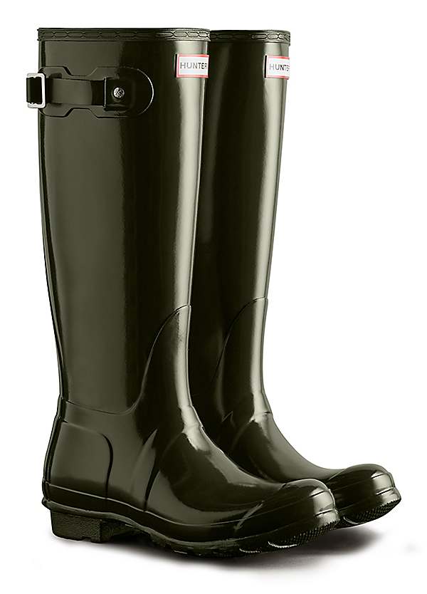 Olive green 2024 hunter wellies