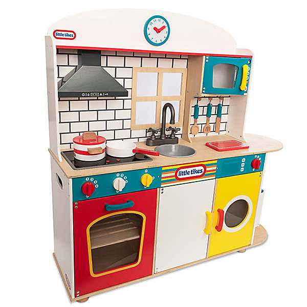 Wooden Deluxe Kitchen by Little Tikes Look Again