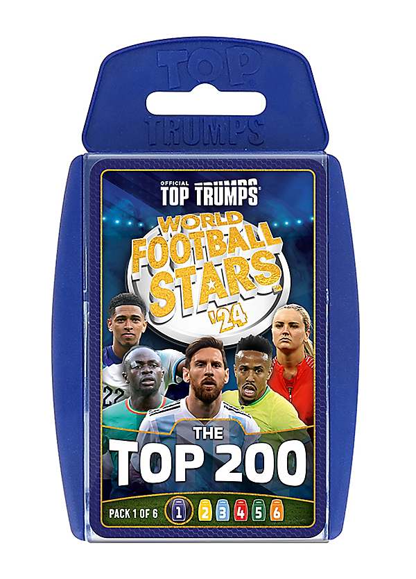 World Football Stars Top 200 Top Trumps - Pack 1 | Look Again World Football Stars Top 200 Top Trumps - Pack 1 | Look Again