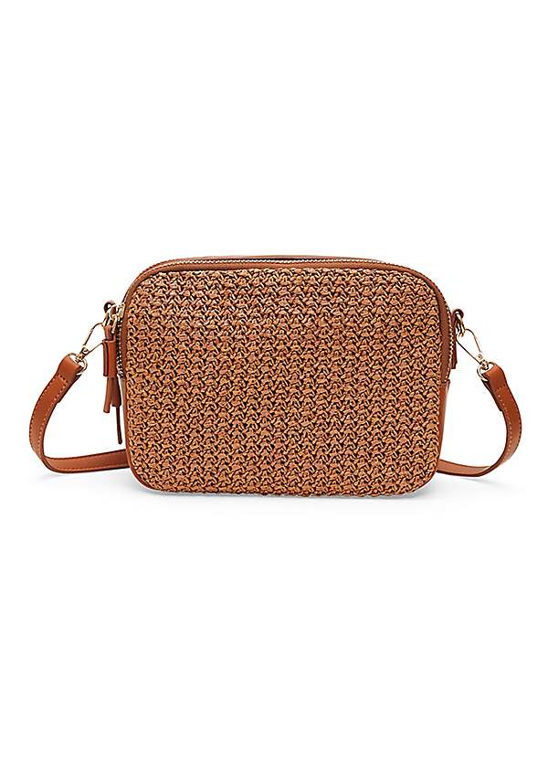 Basket weave hot sale crossbody bag