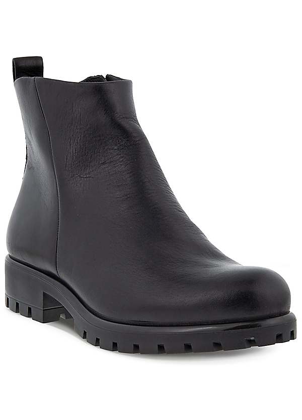 Ecco zip boots best sale