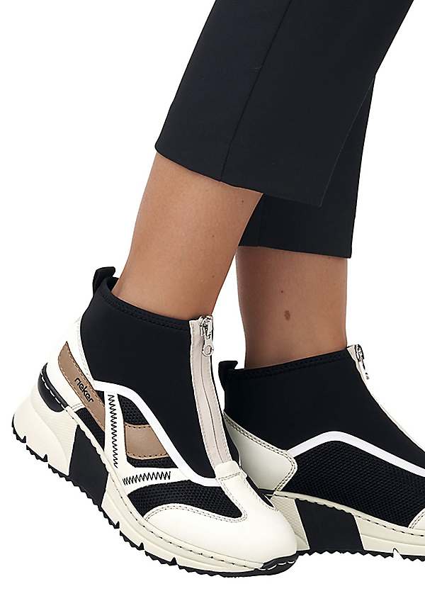 Zip-Up Trainers by Rieker Look Again
