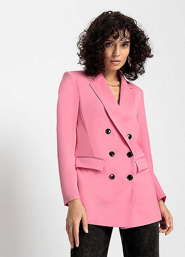 Mint velvet pink on sale coat