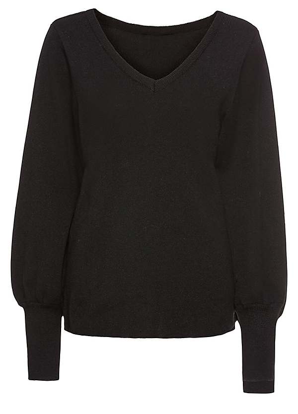 Burgundy Knit Jumper Matalan Papaya Jumpers Next V-NECK PETITE