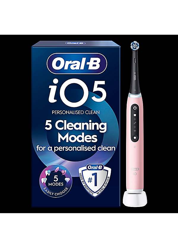 iO Series 5 Toothbrush - Blush Pink by Oral B | Look Again