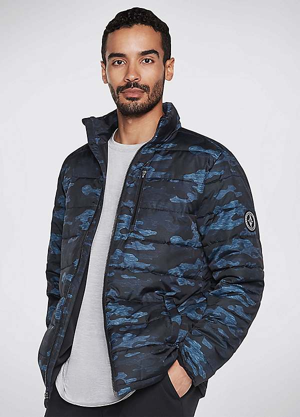 Skechers jacket shop mens blue