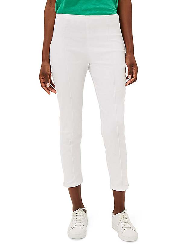 White sales cropped jeggings