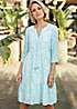 Pomodoro Tropical Flower Tea Dress