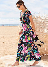 V-Neck Beach Dress by bonprix